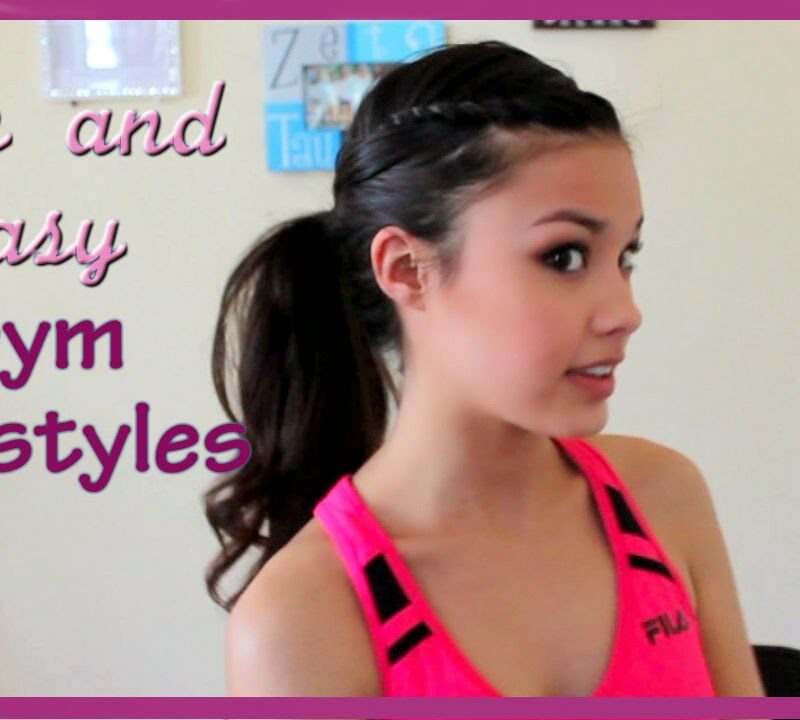 3 Cute, Easy, and Fun Hairstyles for the GYM