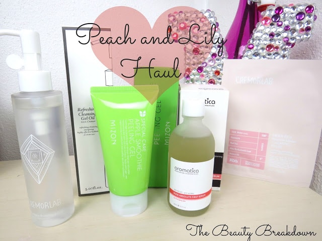 peach and lily haul