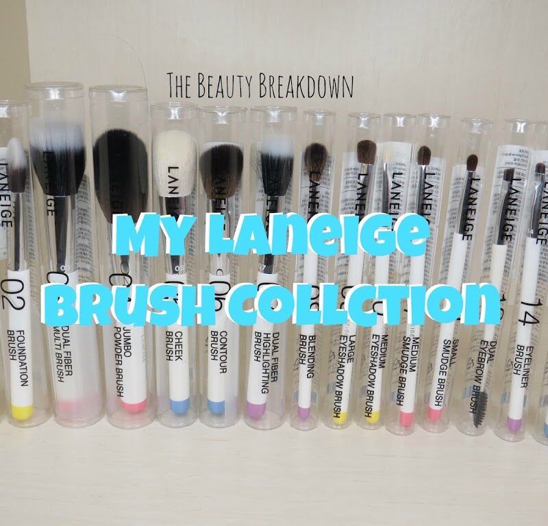 My Entire Laneige Brush Collection