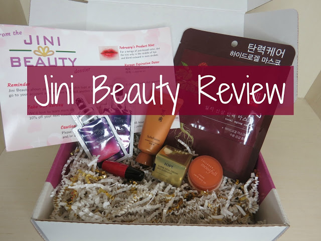 Jini Beauty Korean Beauty February Subscription Box Service Review
